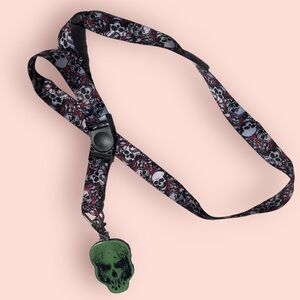 Disney Haunted Mansion Glow in the Dark Lanyard